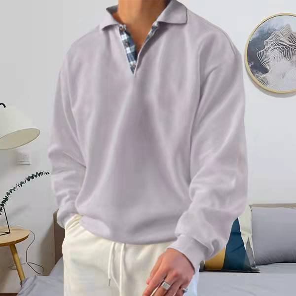 Men's casual pullover sweatshirt