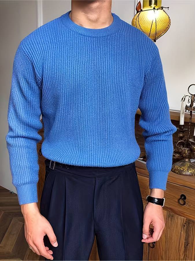 Men's crew neck sweater
