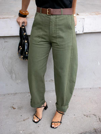 ZAYNÉ - Modern Barrel Pants | Effortless Style & Comfort