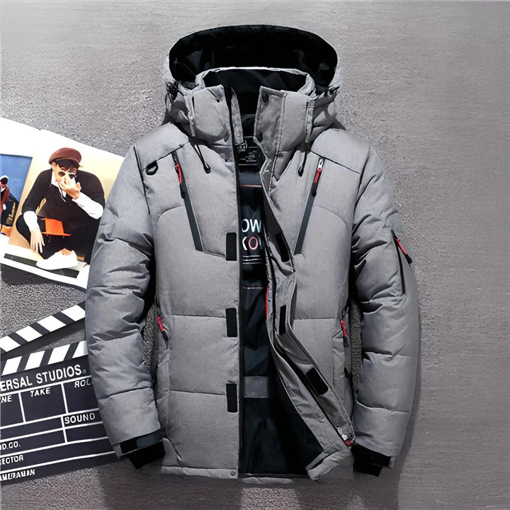 Men's Insulated Winter Parka - Waterproof, Windproof Jacket for Extreme Cold Weather