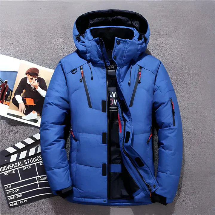 Men's Insulated Winter Parka - Waterproof, Windproof Jacket for Extreme Cold Weather
