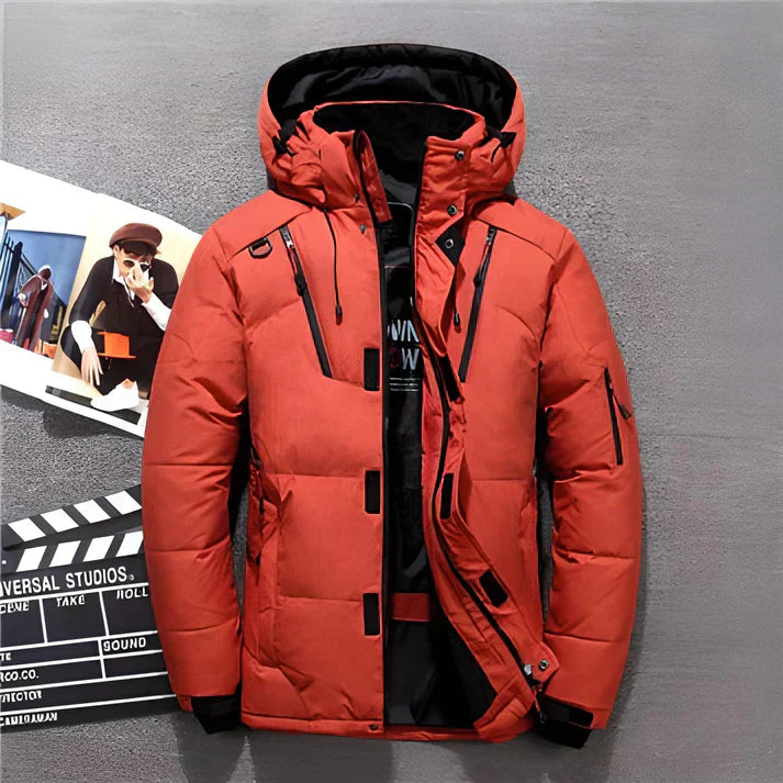 Men's Insulated Winter Parka - Waterproof, Windproof Jacket for Extreme Cold Weather