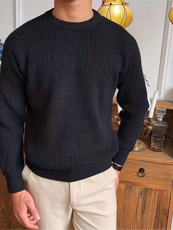Men's crew neck sweater