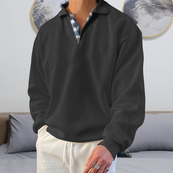 Men's casual pullover sweatshirt