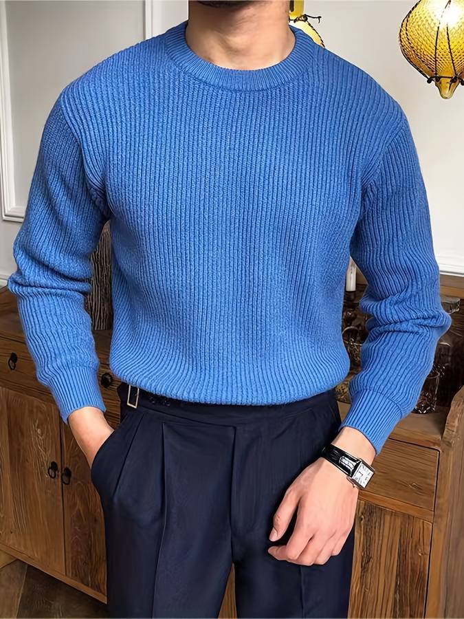 Men's crew neck sweater