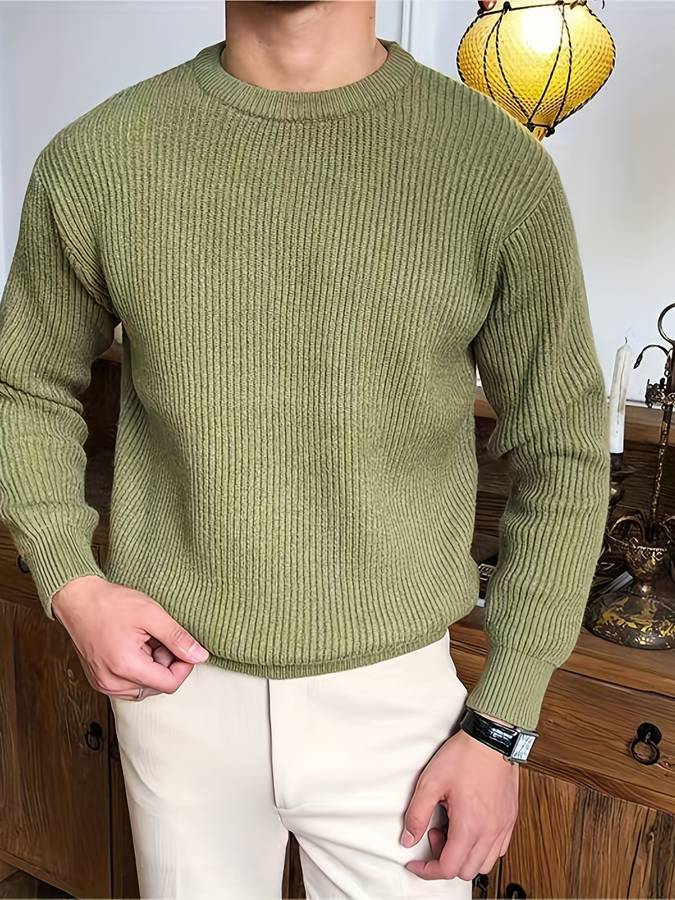 Men's crew neck sweater