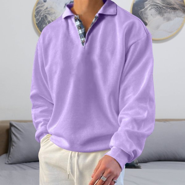 Men's casual pullover sweatshirt