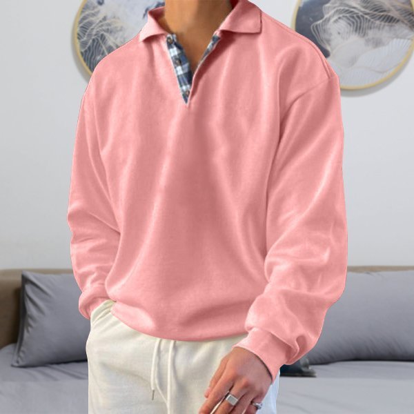 Men's casual pullover sweatshirt