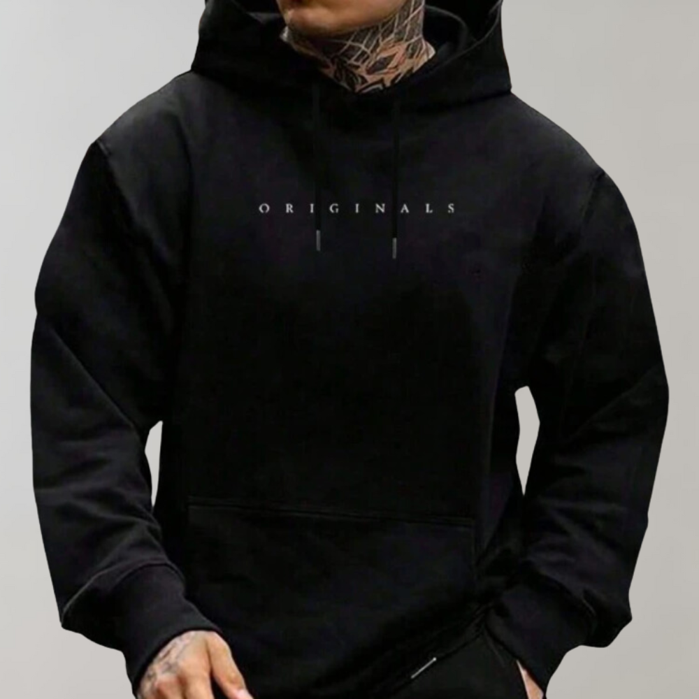 "ORIGINALS" Weighted Hoodie - Casual Loose Sweatshirt