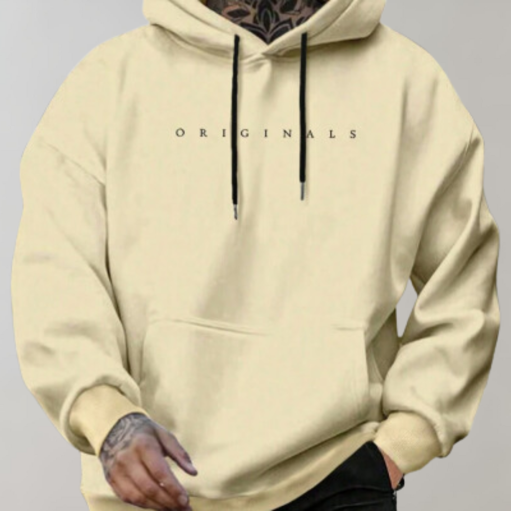 "ORIGINALS" Weighted Hoodie - Casual Loose Sweatshirt