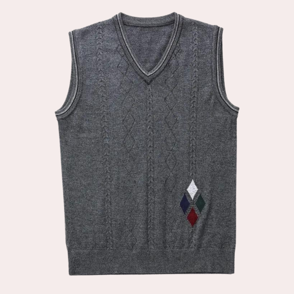 Men's casual vest for effortless autumn style