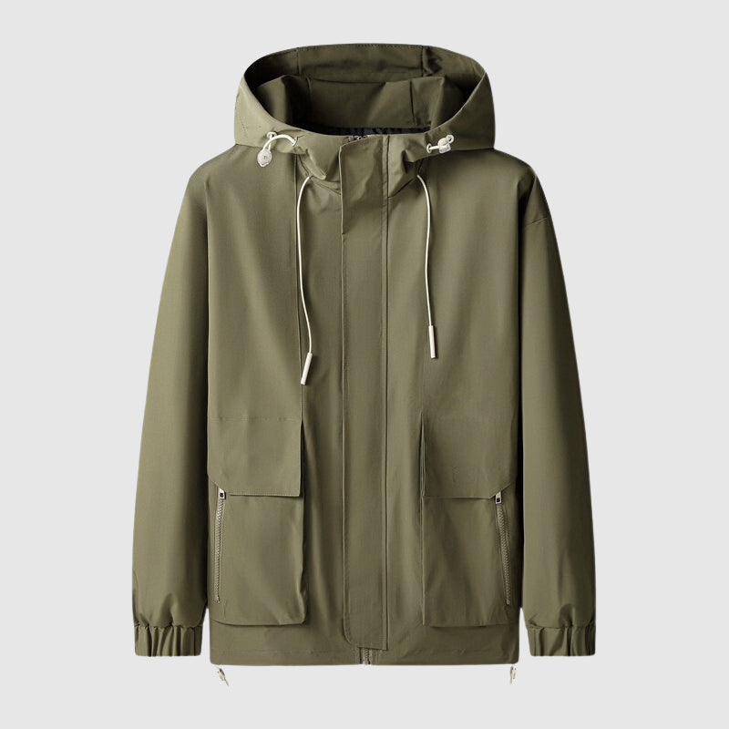 Men's spring plus size fashion hooded jacket