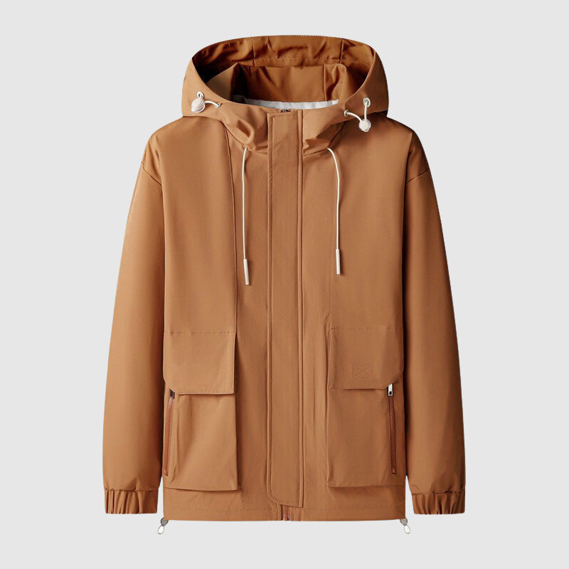 Men's spring plus size fashion hooded jacket