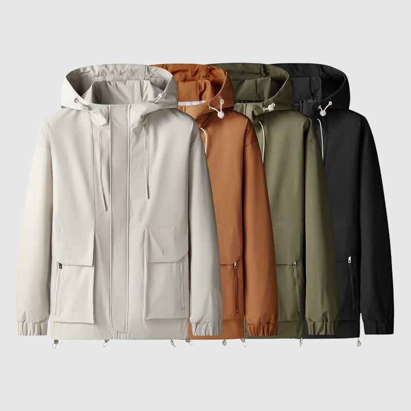 Men's spring plus size fashion hooded jacket