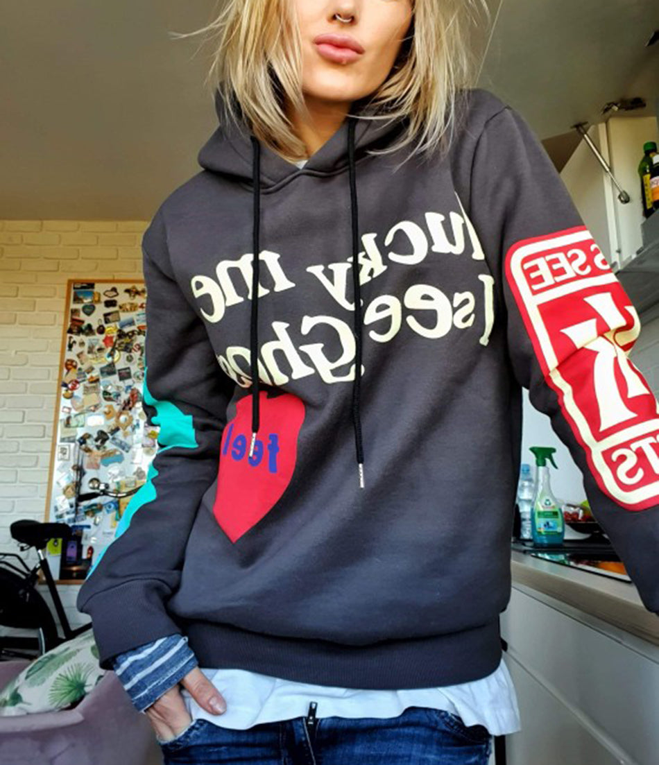 Lucky Me - couple style cozy pullover hoodie