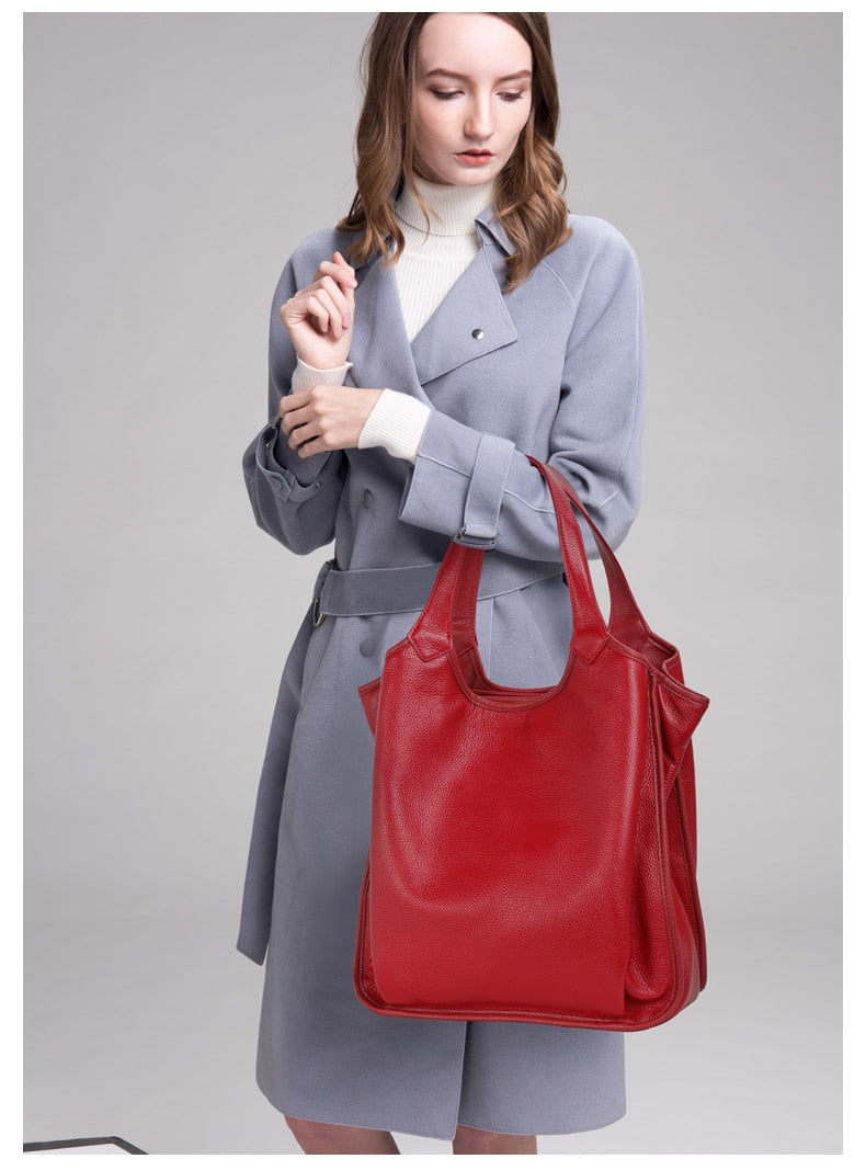 LuxeLeath Bouquet Tote Bag