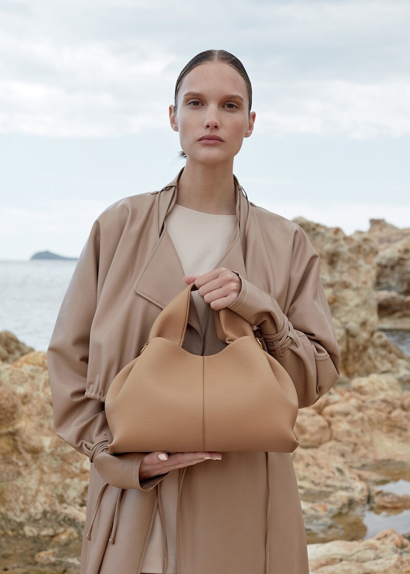 Chic Organic – Draped Calf Leather Bag