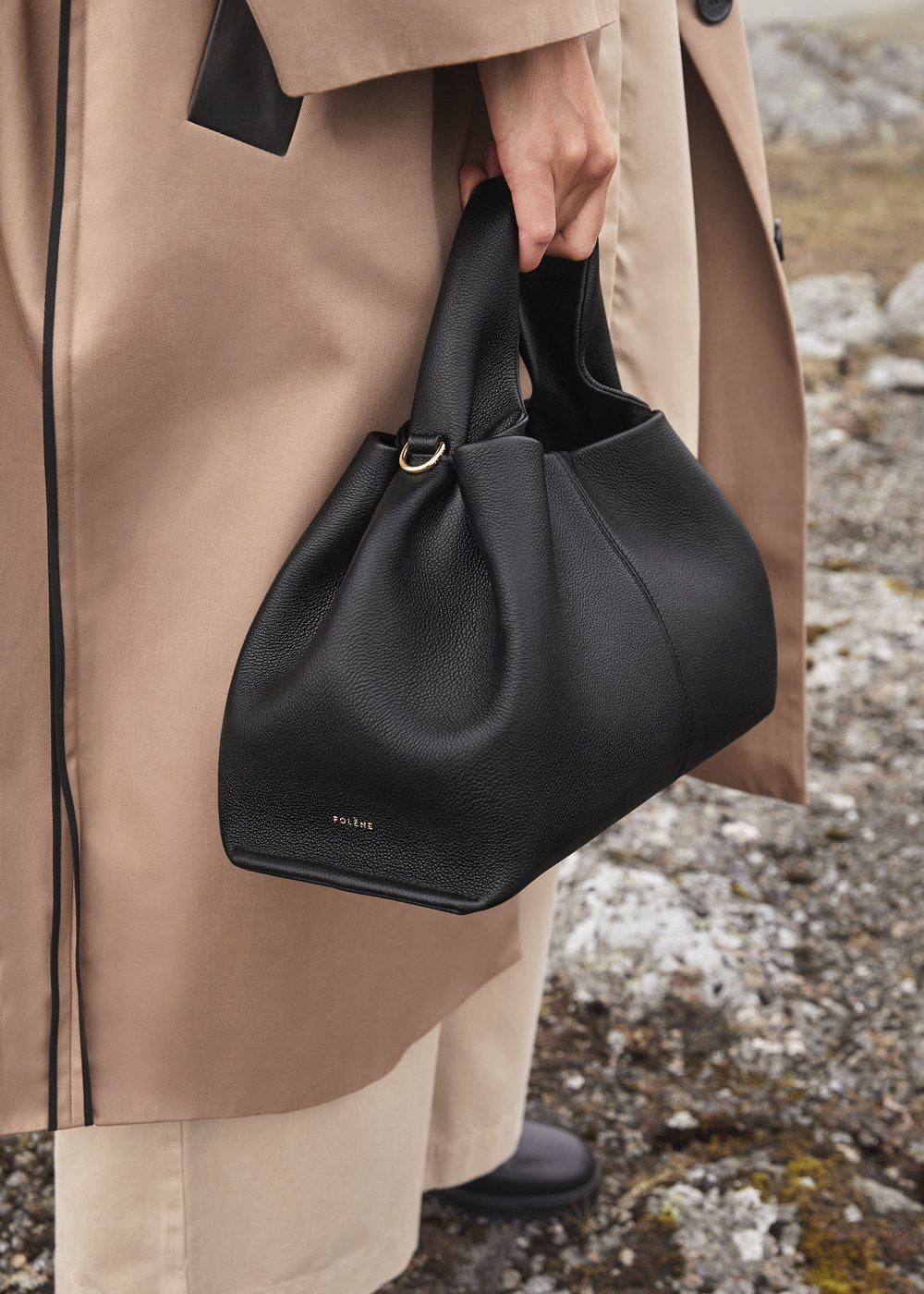 Chic Organic – Draped Calf Leather Bag