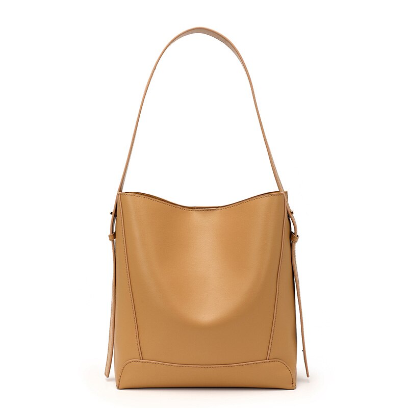 Urban Chic Leather Bucket Bag