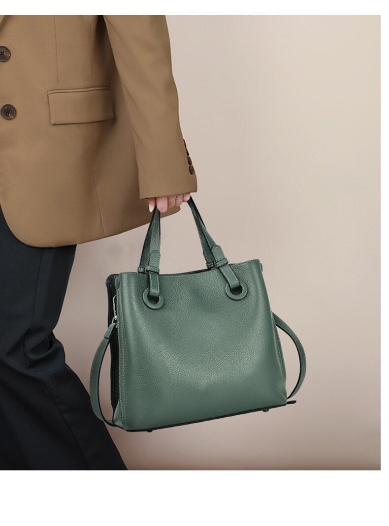 Timeless Vogue Genuine Leather Shoulder Bag for Women