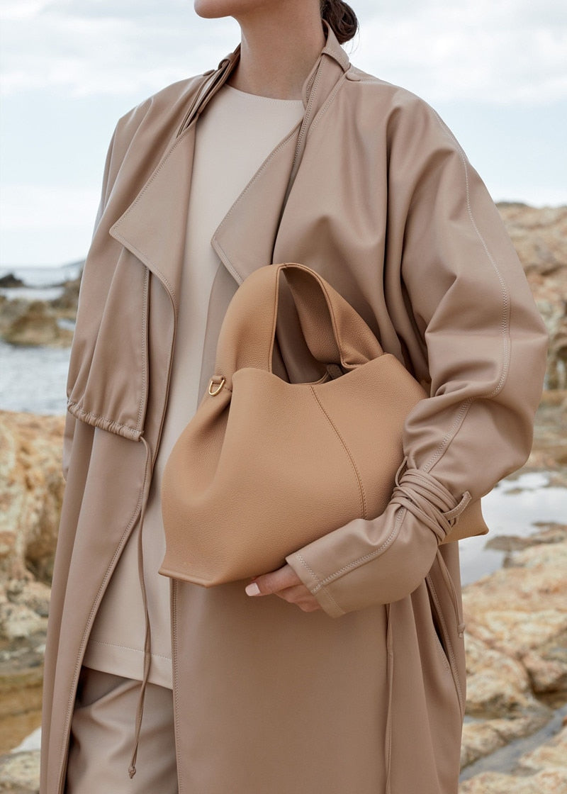 Chic Organic – Draped Calf Leather Bag