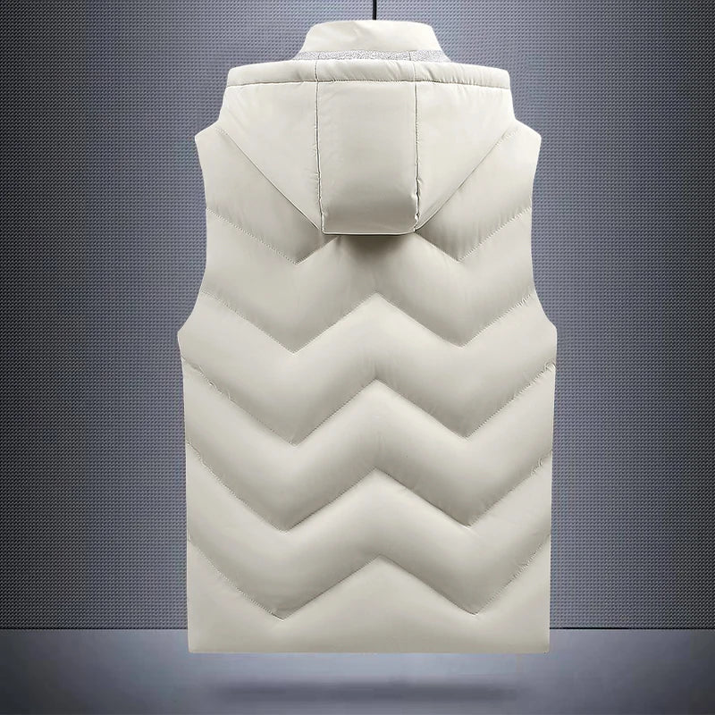 Men's patterned quilted vest
