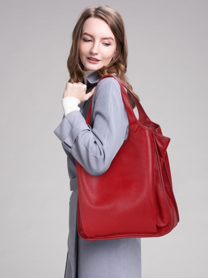 LuxeLeath Bouquet Tote Bag
