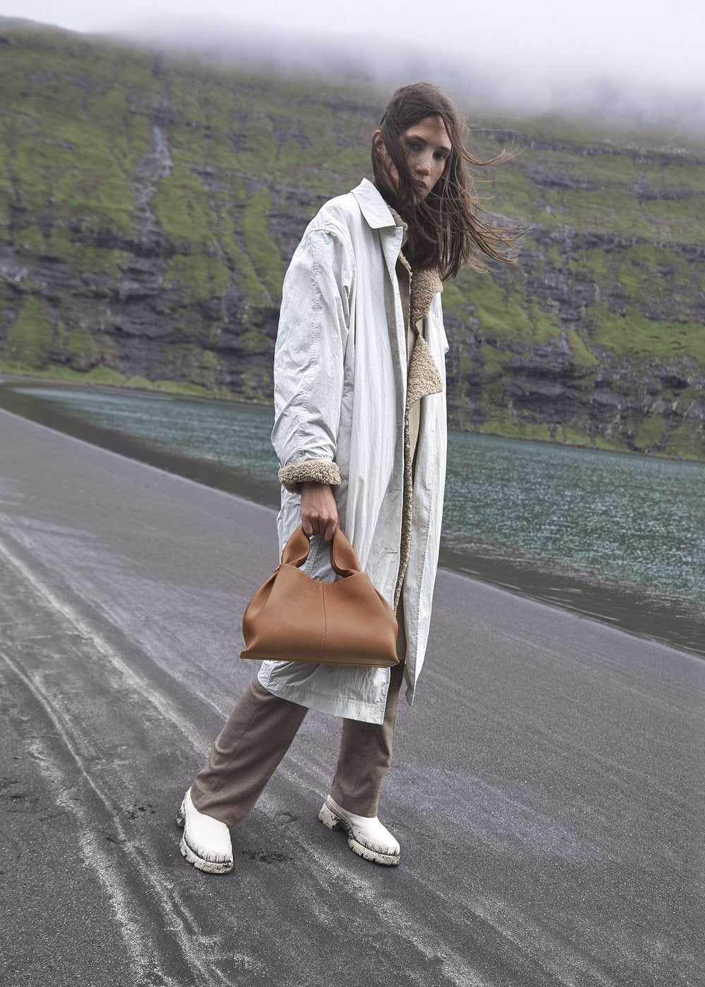 Chic Organic – Draped Calf Leather Bag
