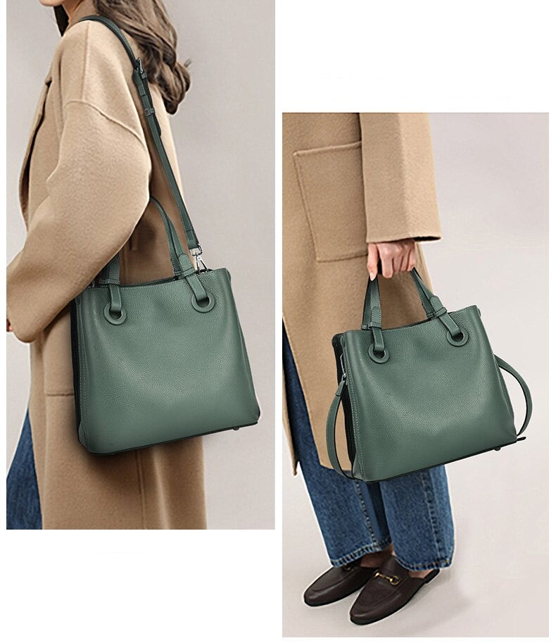 Timeless Vogue Genuine Leather Shoulder Bag for Women
