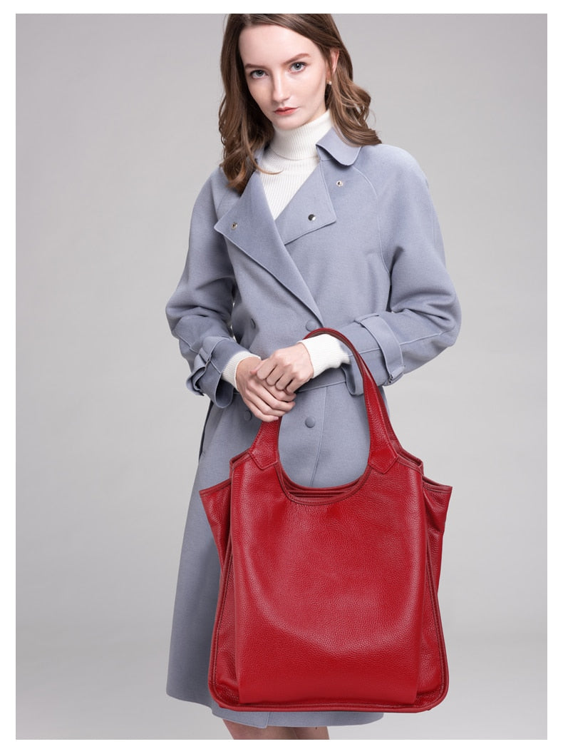LuxeLeath Bouquet Tote Bag