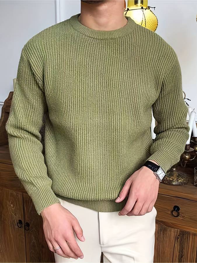 Men's crew neck sweater