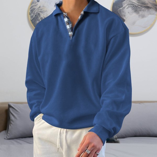 Men's casual pullover sweatshirt