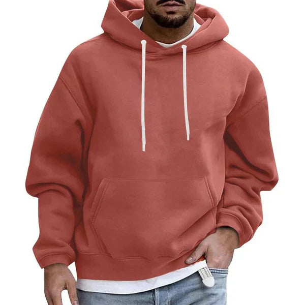 Men's relaxed fit hoodie for casual comfort