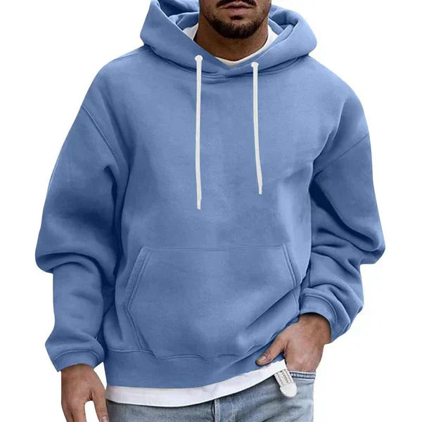 Men's relaxed fit hoodie for casual comfort