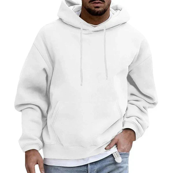 Men's relaxed fit hoodie for casual comfort