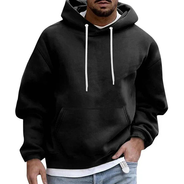 Men's relaxed fit hoodie for casual comfort