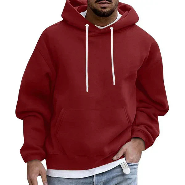 Men's relaxed fit hoodie for casual comfort