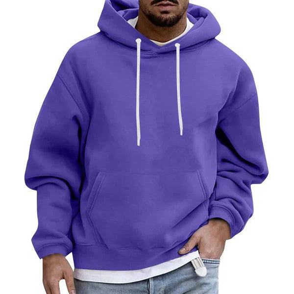 Men's relaxed fit hoodie for casual comfort