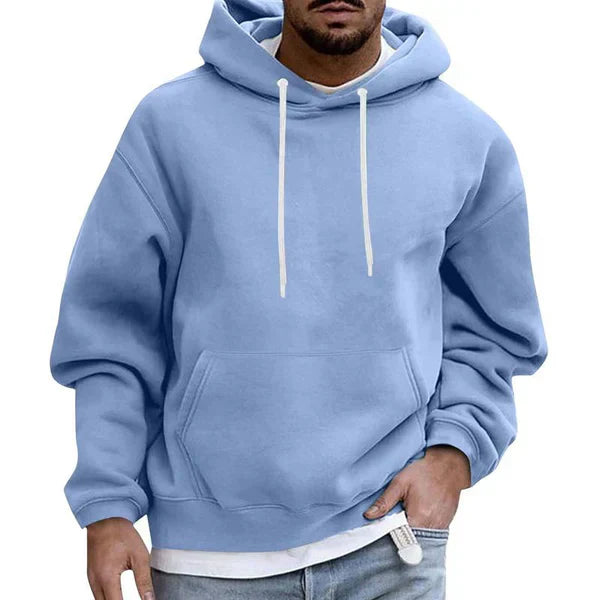Men's relaxed fit hoodie for casual comfort
